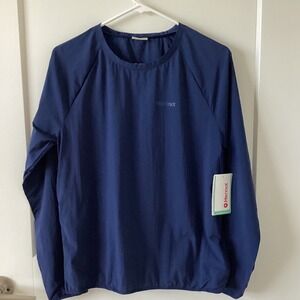 Marmot Womens‎ Campana LS Crew Pullover Top Shirt Marine Arctic Navy S